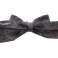 Dolce & Gabbana Svart Silke Barokk Paisley Ubundet Bow Tie bilde 1