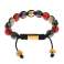 Nialaya CZ Hematite Carnelian Gold 925 Armband bild 1