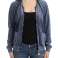 Cavalli Blue Velvet Zipup Pullover Bild 1