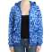 Cavalli Blue Leopard Zipup Hoodie Bild 1