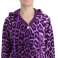 Cavalli Lila Leopard Zipup Hoodie Bild 1