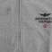 Aeronautica Militare Grau Baumwolle Stretch Full Zipper Pullover Bild 1