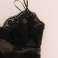 Dolce & Gabbana Schwarz Seide Spitze Chemise Kleid Bild 1