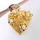 Dolce & Gabbana růžová kůže Gold Crystal Heart Pendant Belt fotka 1