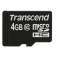Transcend MicroSD-kaart 4GB SDHC Cl. (ohne adapter) TS4GUSDC10 foto 2