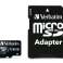 Κάρτα Verbatim MicroSD / SDXC 128 GB Premium Class10 + Adap. Λιανικό 44085 εικόνα 2