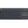 Logitech безжична сензорна клавиатура K400 Plus Black UK Layout 920-007143 картина 2