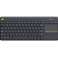 Бездротова сенсорна клавіатура Logitech K400 Plus чорна розкладка US-INTL 920-007145 зображення 2
