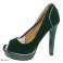 &#34;Linea Platino&#34; vert foncé Chaussures à talons hauts photo 3