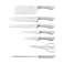 Royalty Line RL-KSS750; Set di coltelli in acciaio inossidabile 8 pezzi foto 1