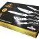 Set of 6 non-stick knives, anti-bacterial, non-slip handle. image 1