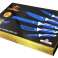 Set of 6 non-stick knives, anti-bacterial, non-slip handle. image 2