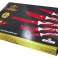 Set of 6 non-stick knives, anti-bacterial, non-slip handle. image 3