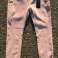 Dame Super Skinny Pink Spandex Poletna hlača Jeans Pant New fotografija 1