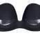 Stick on backless adhesive padded bras - black lingerie image 2