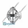 PHARE MIZAR GIROSPOT 6158 RÉGLABLE À 360 ° POUR SYSTÈME DE CÂBLE À DEL 12V photo 2
