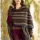 Poncho assorti Ruana pour femme - fils de coton et de polyester, qualité supérieure, fabrication européenne photo 4