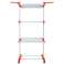 Herzberg HG-8034ORG: Μετακίνηση Ρούχα Rack - Πορτοκαλί εικόνα 2