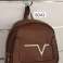 Mochilas Femeninas de Temporada: Ecocuero y Detalles en Rodio/Acero fotografía 1