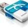 Cheia USB Philips Vivid USB 3.0 16 GB Blau FM16FD00B / 10 fotografia 2