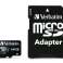 Verbatim PRO MicroSDXC 64GB Cl.10 U3 UHS-I W/Adapter 47042 fotografija 2