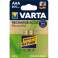 Varta Nickel-Metal Hydride Batterie AAA Micro Ni-MH (Pack de 2) 56813 101 402 photo 2