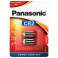 Panasonic-batteri litiumfoto CR2 3V blister (2-pakning) CR-2L/2BP bilde 2