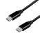 Kabel USB 2.0 LogiLink USB-C na USB-C černý 0,3m CU0153 fotka 2