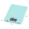 Clatronic kitchen scale KW 3626 mint green image 4