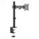 Soporte de escritorio para monitor Logilink, inclinable -45 grados / + 45 grados, negro 180 grados, giratorio 360 grados, 13–27 (BP0020) fotografía 1