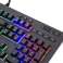 Thermaltake X1 USB QWERTZ Nemški Black KB-TPX-SSBRGR-01 fotografija 1