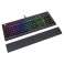 Thermaltake X1 USB QWERTZ Nemški Black KB-TPX-SSBRGR-01 fotografija 2