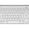 Gembird Tastatur für Mobilgeräte Weiß QWERTZ  KB BT 001 W DE Bild 4