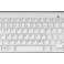 Gembird Tastatur für Mobilgeräte Weiß QWERTZ  KB BT 001 W DE Bild 5