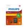 Philips MicroSDHC 8GB CL10 80mb/s UHS-I + adapteris mažmeninė prekyba nuotrauka 2