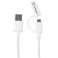 STARTECH Apple Lightning or Micro USB to USB Cable White 1m LTUB1MWH image 1