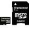 Peržengti MicroSD/SDHC kortelę 8GB Cl.10 su Adap. TS8GUSDHC10 nuotrauka 1
