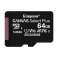 "Kingston MicroSDXC" 64 GB drobės pasirinkimas plius SDCS2 / 64 GB-3P1A nuotrauka 2