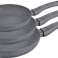 Royal Swiss Pan Set, 28, 24 en 20 cm - Anti-aanbaklaag, marmeren coating en afneembaar handvat - Cook Like the Pros foto 1