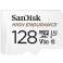 128GB "MicroSDXC SANDISK" didelės ištvermės R100 / W40 - SDSQQNR-128G-GN6IA nuotrauka 2