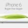 Apple iPhone 6 - Smartphone - 4G LTE - 16 GB - CDMA / GSM - 4,7 &quot;- 1334 x 750 pixlar (326 ppi) - Retina HD - 8 MP (1,2 MP främre kamera) - rymdgrå bild 2