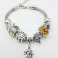 Lote de 100 Pulseras de Acero Estilo Pandora - Variedad y Calidad Hipoalergénica fotografía 2