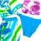 Bikini asorti komplekts vasarai - ietver caurspīdīgu un ūdensnecaurlaidīgu somu/tualetes piederumu somu attēls 2