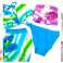 Bikini asorti komplekts vasarai - ietver caurspīdīgu un ūdensnecaurlaidīgu somu/tualetes piederumu somu attēls 1