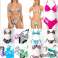 Assortert sett med bikinier for sommeren - inkluderer gjennomsiktig og vanntett pose / toalettmappe bilde 5