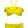 Branded swimwear - Yellow Livera bikini sets with dot print image 1