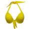 Branded swimwear - Yellow Livera bikini sets with dot print image 6