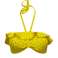 Branded swimwear - Yellow Livera bikini sets with dot print image 7