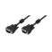 Cablu LogiLink VGA 2x mufă cu miez de ferită negru de 1,80 metri CV0001 fotografia 2