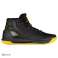 Negro / amarillo &#39;Under Armour&#39; Curry 3 zapatos de hombre fotografía 1